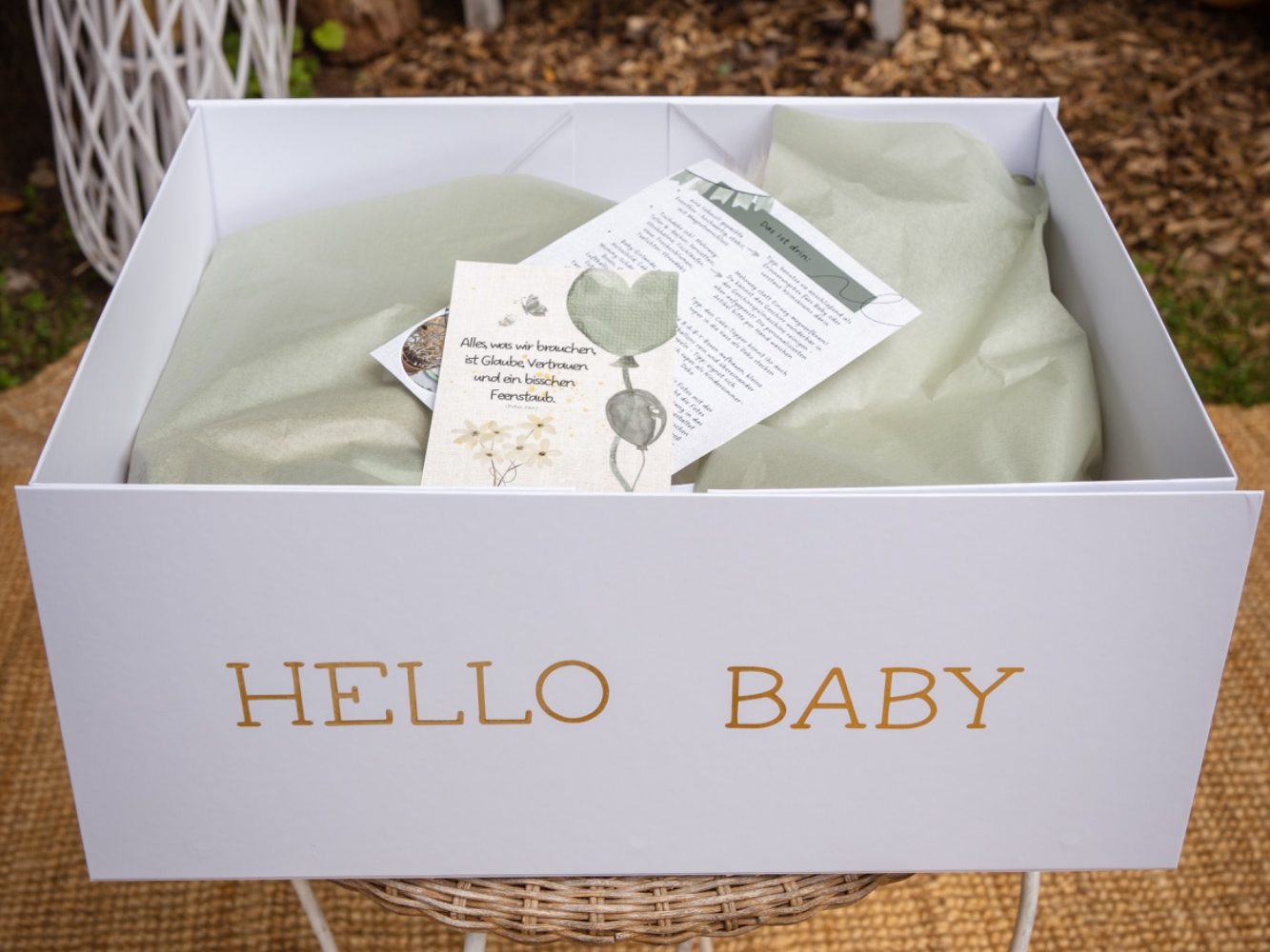 Personalisierte Eventboxen für euer Event wie JGA oder Babyshower Eventbox für Babyshower und Junggesellenabschiede